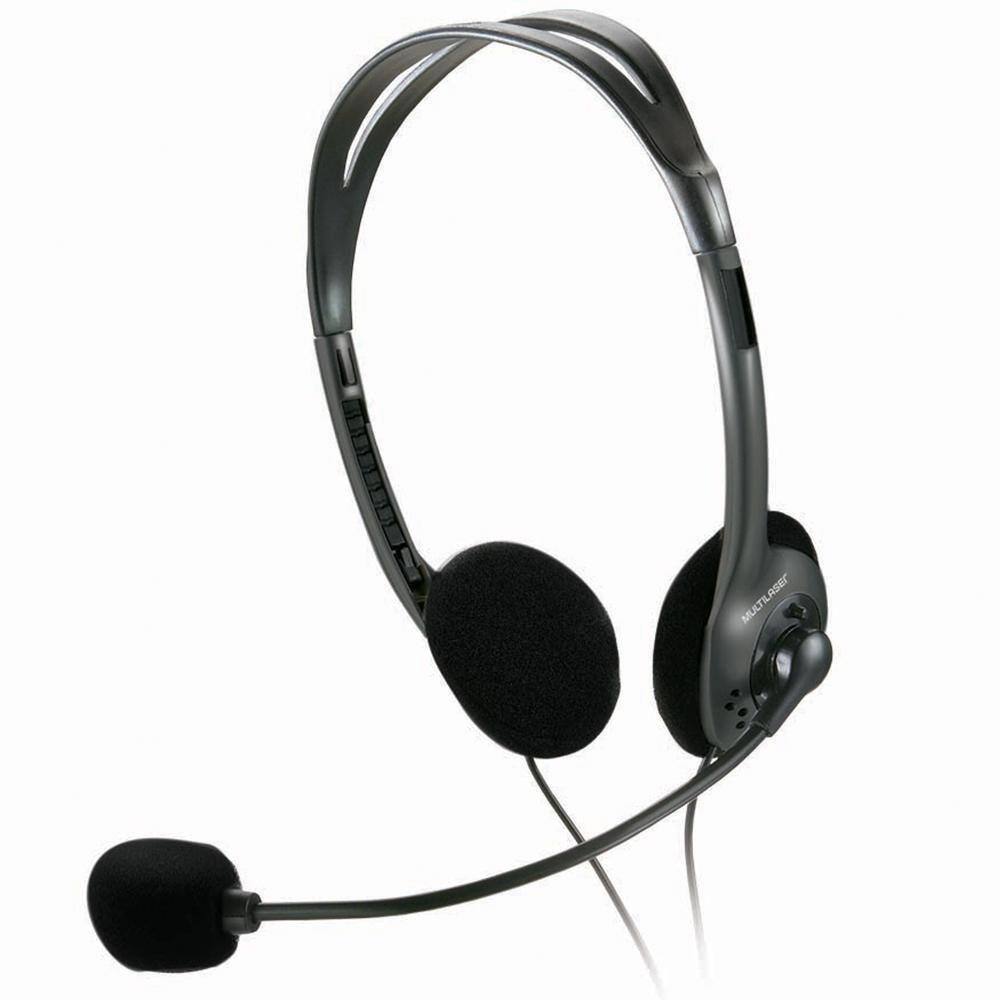 Fone de ouvido com microfone multilaser | Casas Bahia