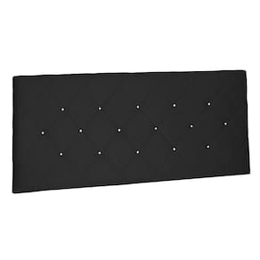 Cabeceira Painel King 1,95m Tânia Suede Preto