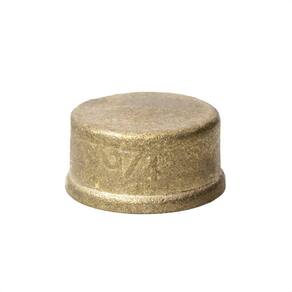 Tampão Plug Caps Fêmea De 3/4 Latão Amarelo
