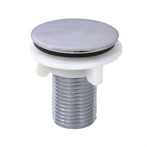 Plug Tampão Para Lavatório Com Rosca Metal Cromado