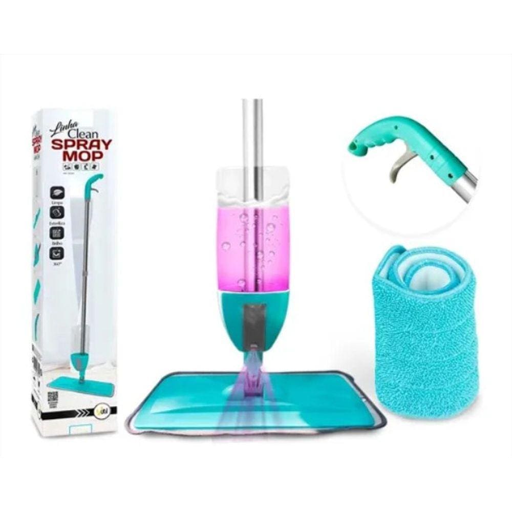 Mop Spray Rodo Magico Esfregão Com Reservatório Microfibra