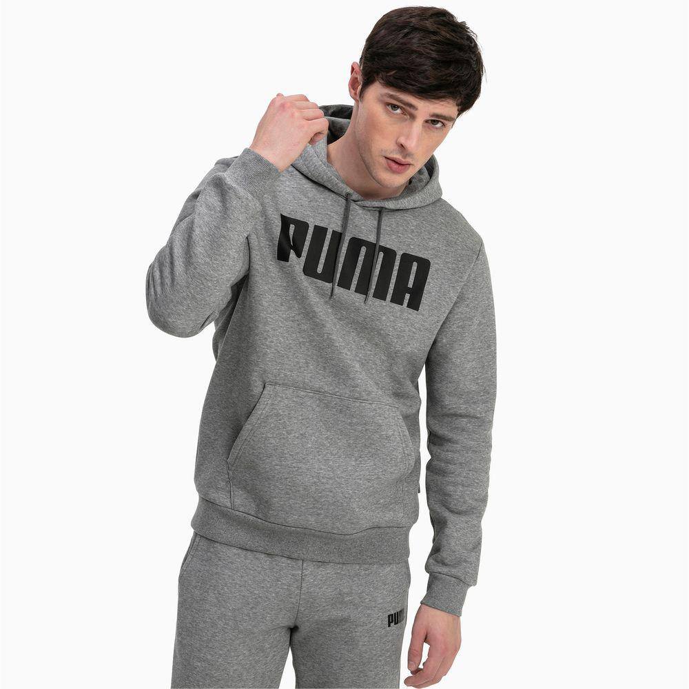 puma essential fleece moletom com capuz