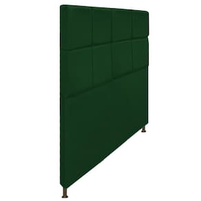 Cabeceira Damares 160 Cm Queen Size Com Botonê Suede Verde