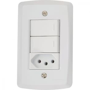 Conj 4x2 2 Inte Paralelos 10 A 250 V 1 Tomada 2p+t 20 A 250V