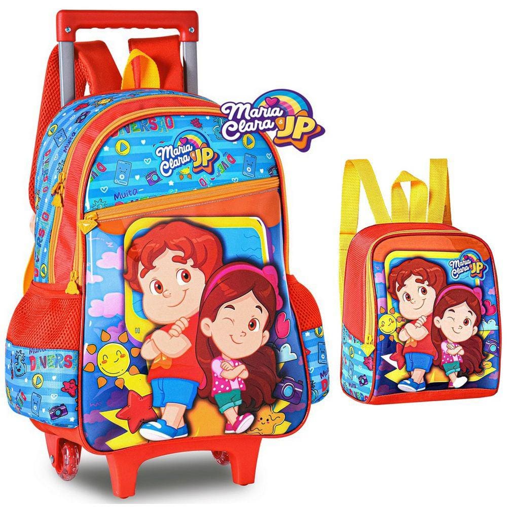 Kit mochila rodinha lancheira infantil chiquititas rosa pacific | Casas  Bahia