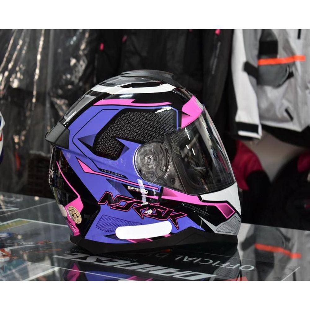Capacete Norisk Razor Speedmax Rosa Roxo | Casas Bahia