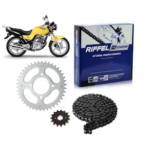 Kit Relação Transmissão Riffel Suzuki Yes 125 2005 até 2012