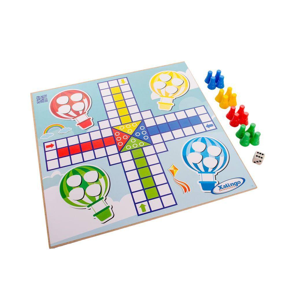 Jogo Dama e Ludo Madeira - Xalingo