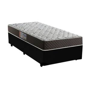 Cama Box Solteiro Colchão Mola Bonnel Acolchões + Box Sintético 68x88x188