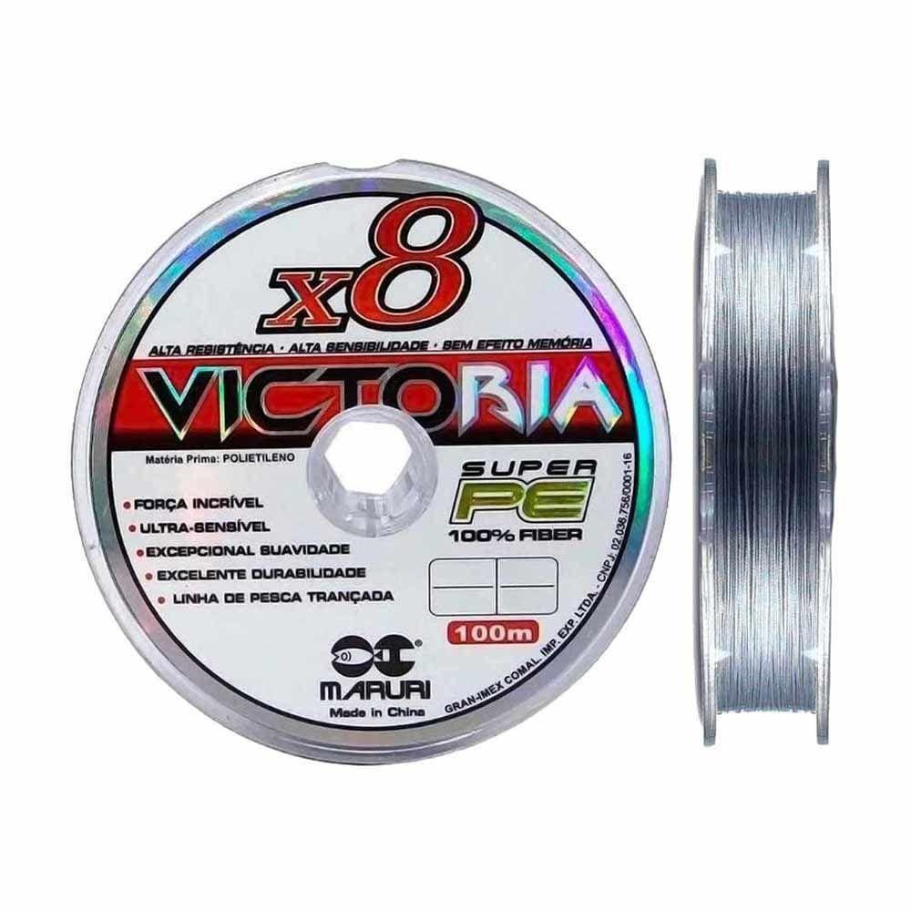 Linha de Pesca Multifilamento 8 Fios 500m Cinza 0.45mm 60lb