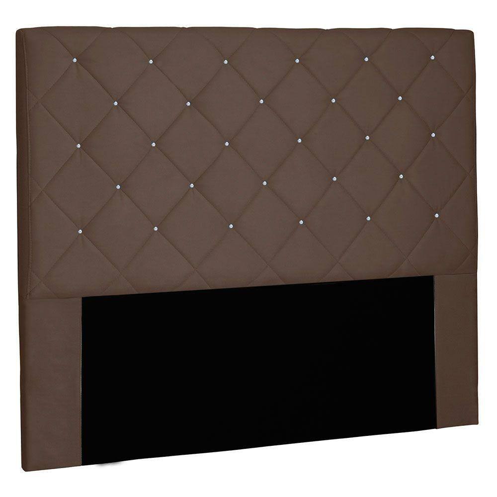 Cabeceira King 1,95m Tânia Suede Caramelo