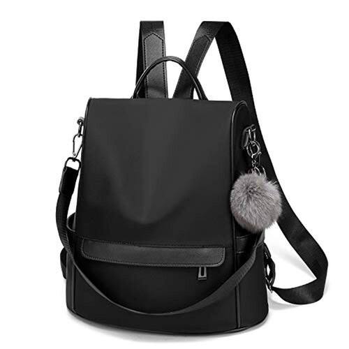 Mochila Bolsa Cavalera Moda Casual Feminina Passeio Antifurto Reforçada  Preto - Escorrega o Preço