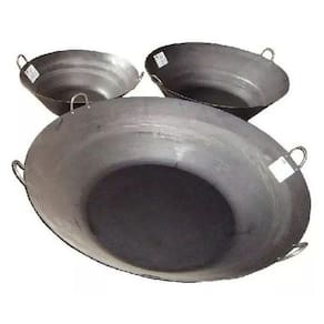 Tacho Beira Alta Preto Aço Carbono 23 Litros 56 Cm Diâmetro