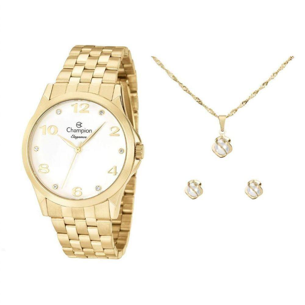 Kit relogio champion feminino | Casas Bahia