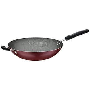 Wok Tramontina Loreto em Alumínio Antiaderente Vermelha 36Cm