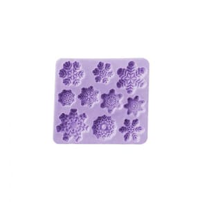 Molde Silicone Flocos de Neve Frozen Natal Gelo