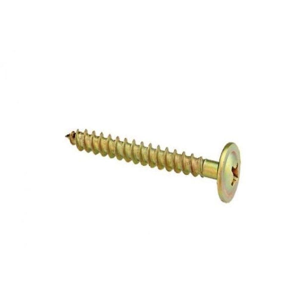 Parafuso Flangeado para Madeira 4,0 x 30 mm Caixa com 500 Peças