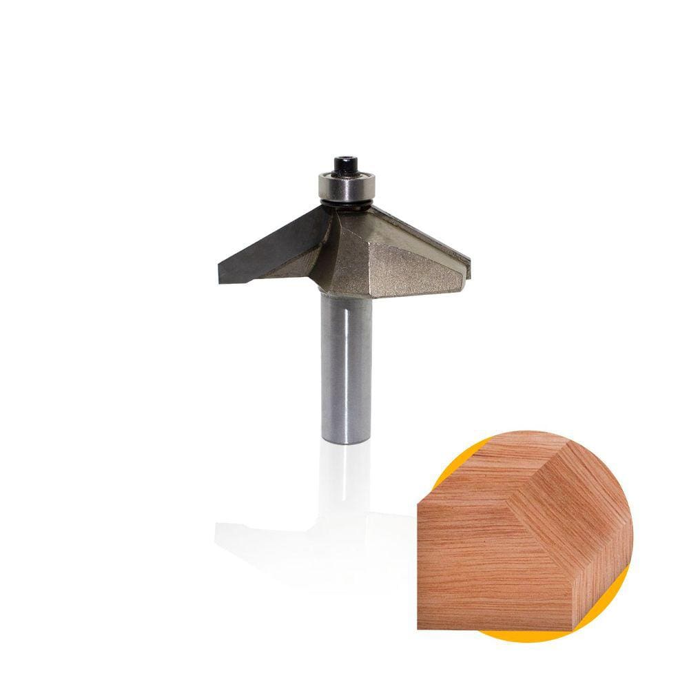 Fresa tupia manual nc haste de 12mm corte 1`` Widea