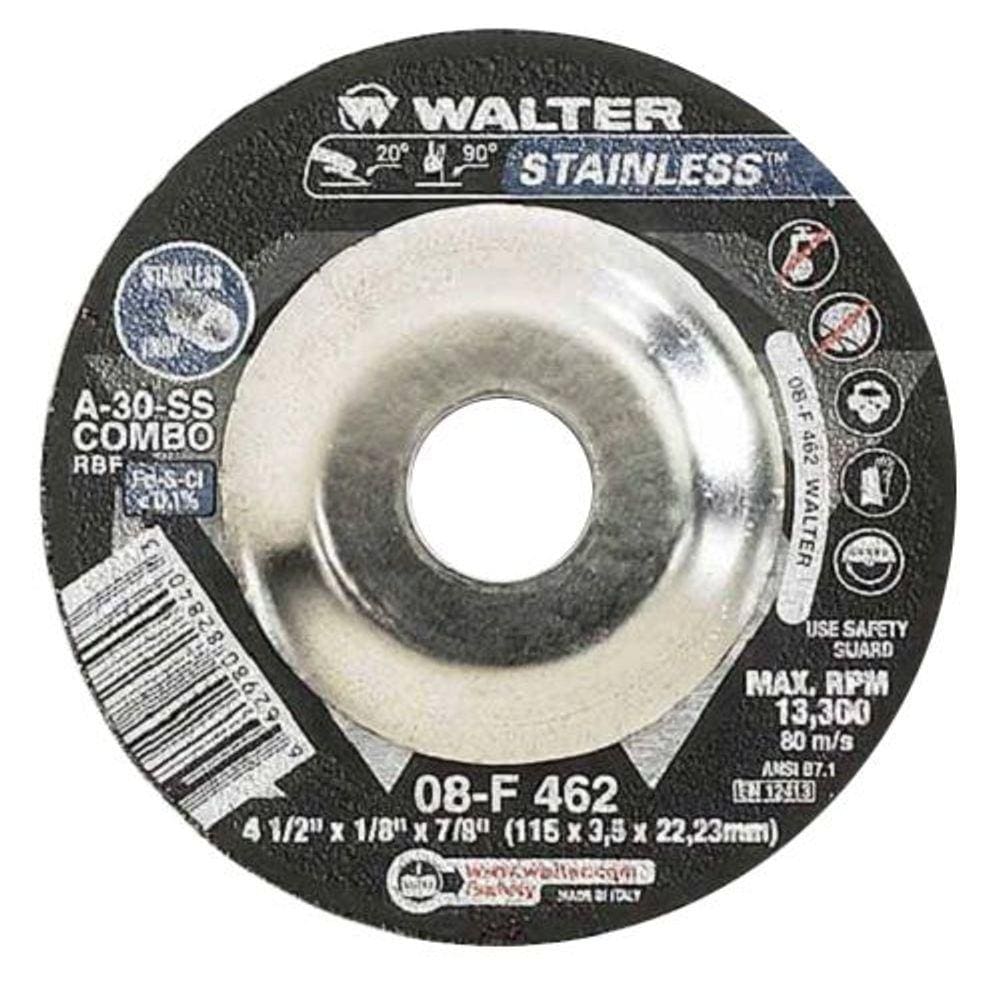 Disco De Corte 4.1/2” x 1/8” x 7/8” 08F462 - Walter