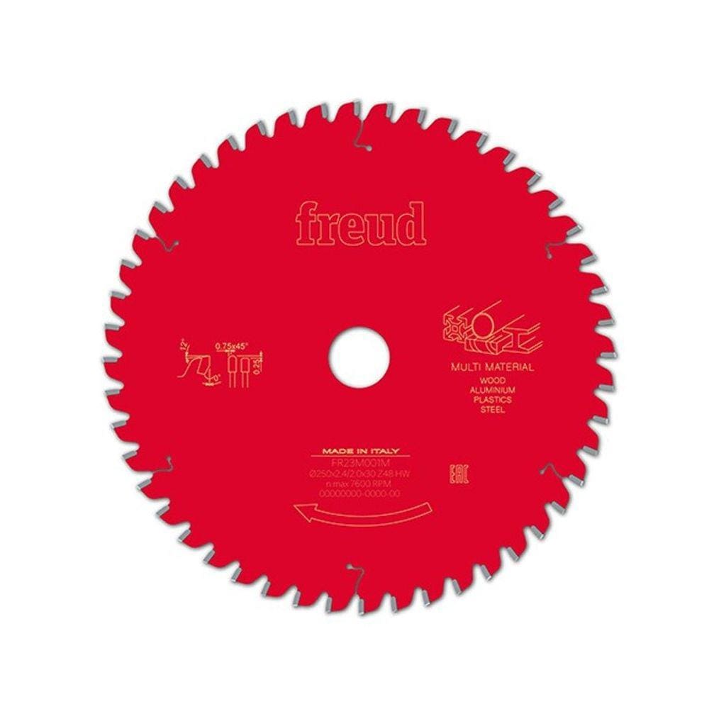 Lamina Serra Circular Widea 250 x 48 Dentes Multi Material - Freud