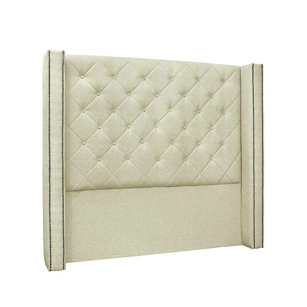 Cabeceira Casal 140 cm Vicenza Linho Rustico Natural - SSX Multicoisas