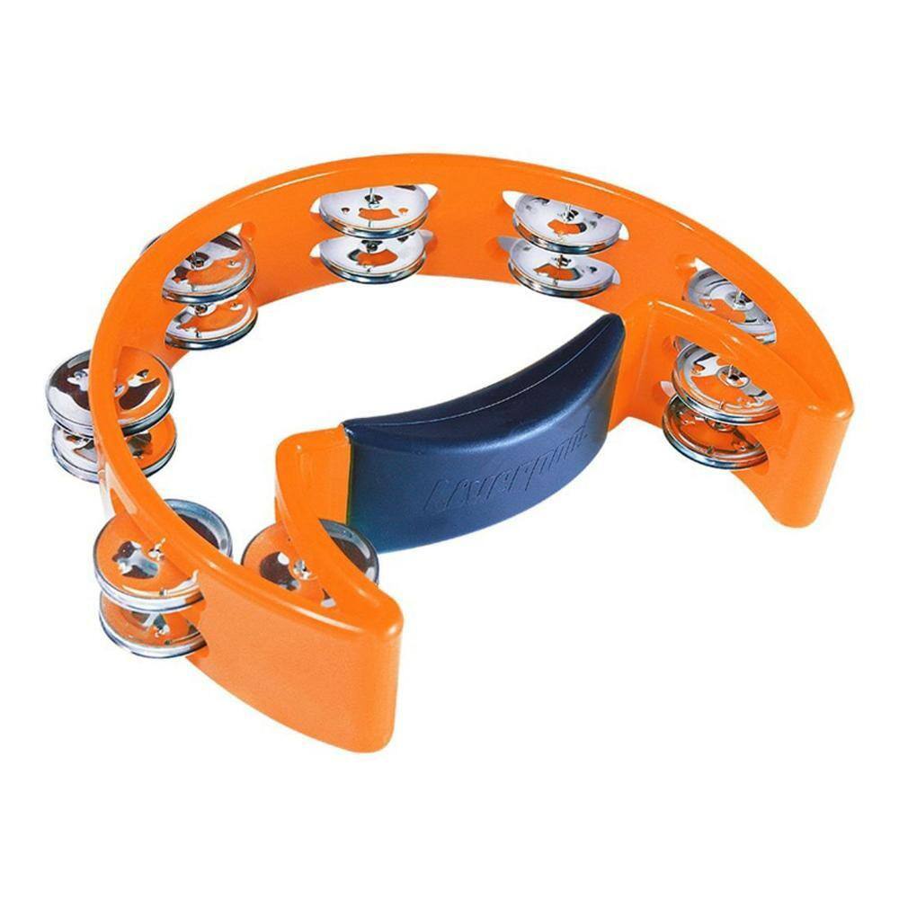 Pandeiro Meia Lua Liverpool PML 001 Laranja Platinelas 16 Pares