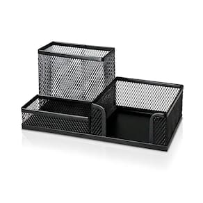 Organizador de Mesa Aramado Preto Keep - Ei043