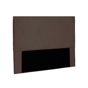 Cabeceira Aquilla Para Cama Box Casal 140 Cm Suede - D`rossi Cor Café
