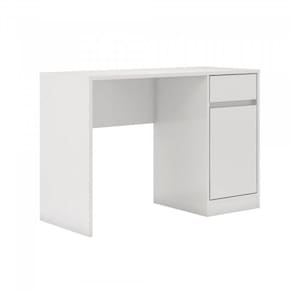 Escrivaninha 1 Porta 1 Gaveta Office Morada Branca Demóbile - SSX Multicoisas