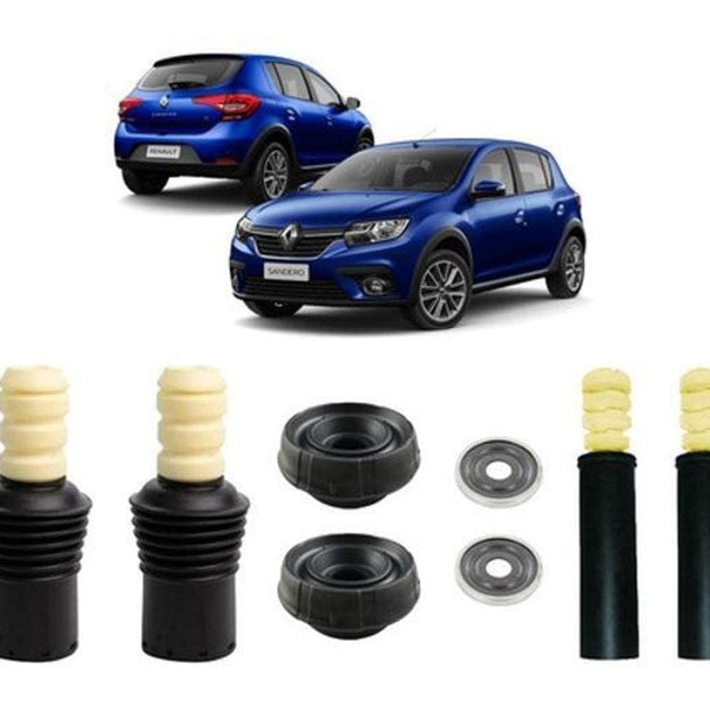 Kit 4 Amortecedor Sandero 2009 2010 11