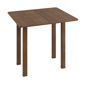 Mesa de Jantar Dobrável Até 4 Lugares Mdf Ameixa Negra