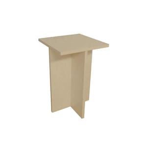 Banco Tampo Quadrado 65 Cm Trovarelli Natural