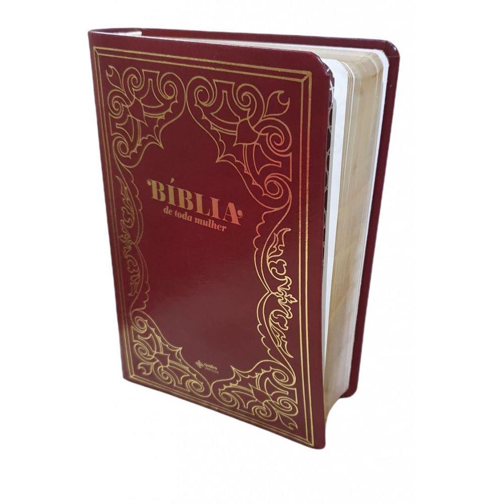Biblia De Toda Mulher Naa Capa Luxo Vinho