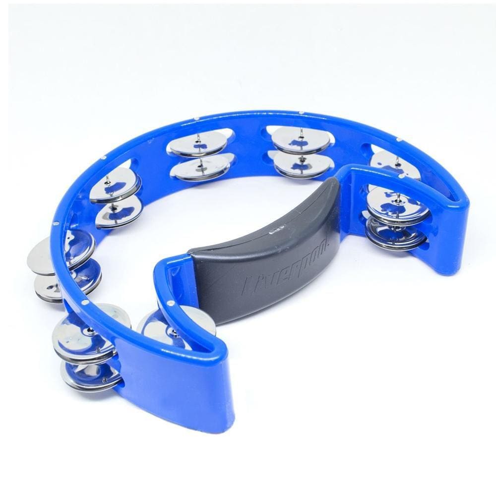 Pandeiro Meia Lua Liverpool PML 001 Azul Platinelas 16 Pares