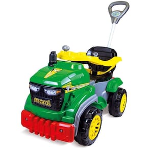 Carrinho Passeio e Pedal Infantil Tractor Agro Maral - Verde
