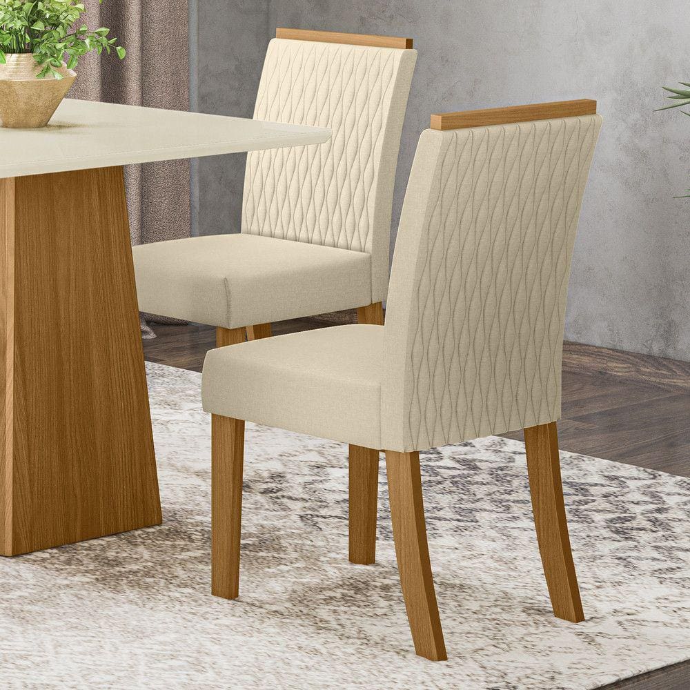 Conjunto 02 Cadeiras Estofadas Rita Henn