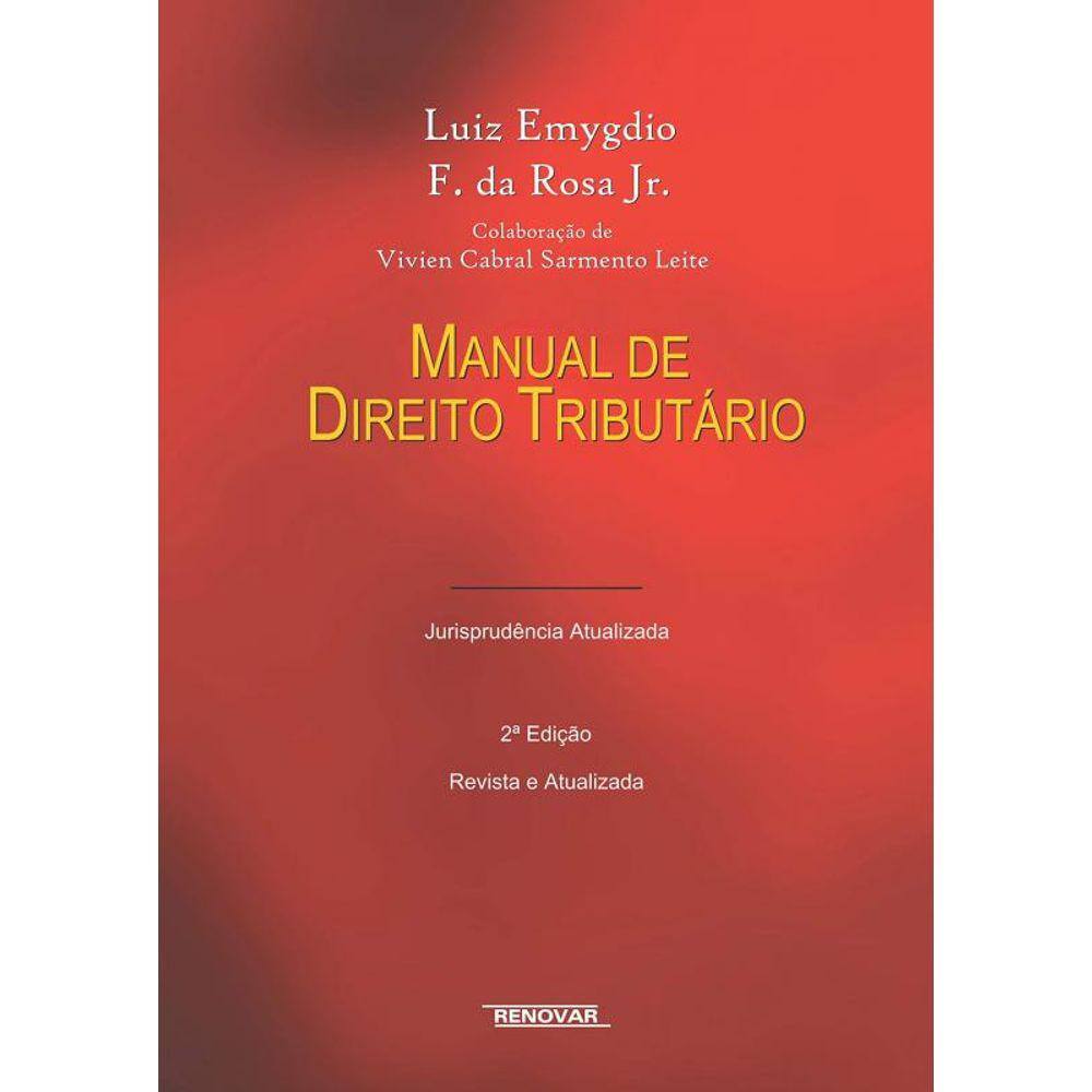 Manual De Direito Tributario - 2 A Ed