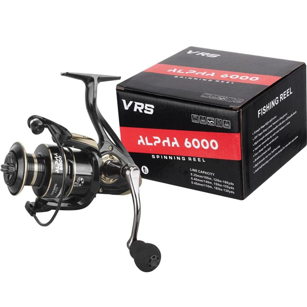 Molinete Pesca Alpha 6000 13 Rolamentos VRS Fishing 4.7:1