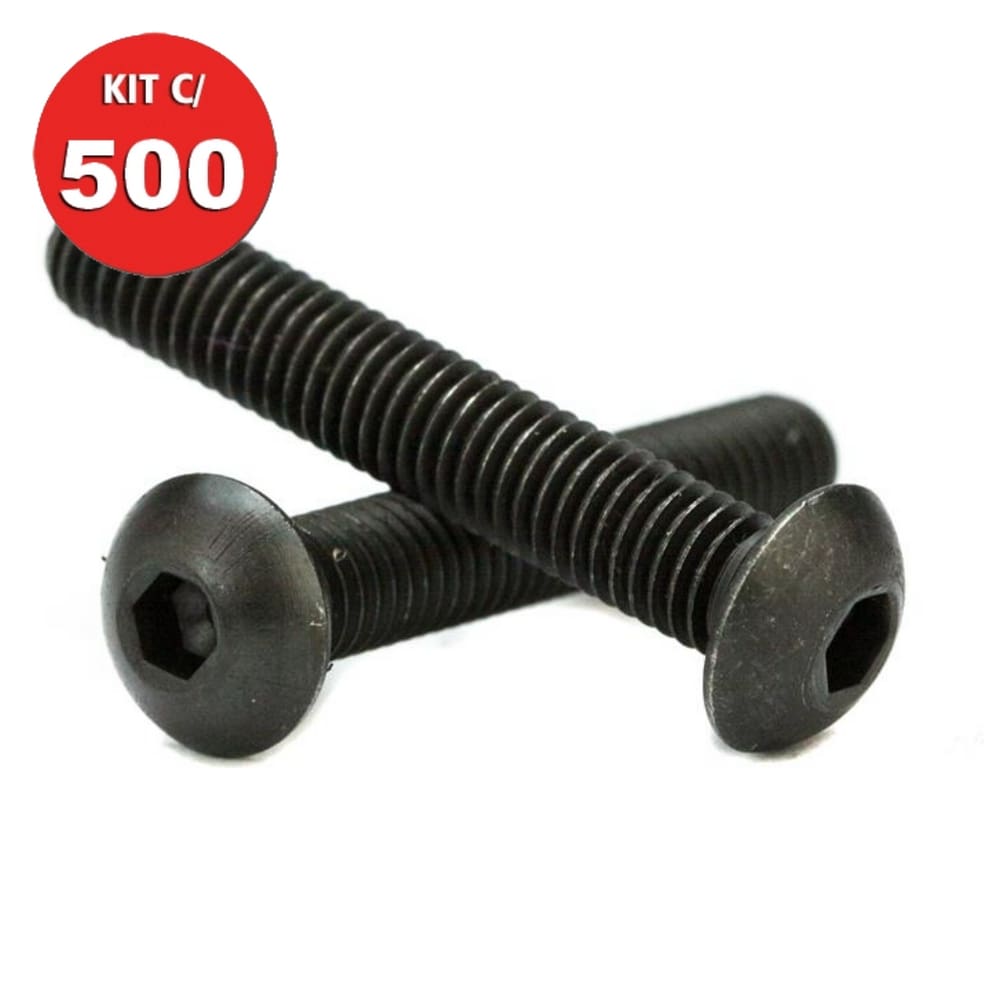 Parafuso Abaulado SX INT. M4-0.70 X 16 DIN 7380 CAIXA 500