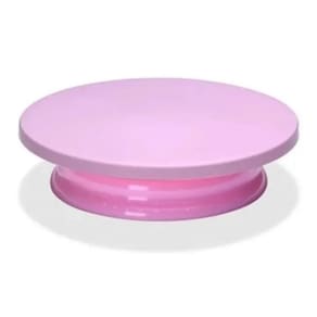 Bailarina P/decorar Bolo 30cm Rosa Plástico Aguenta Ate 50kg