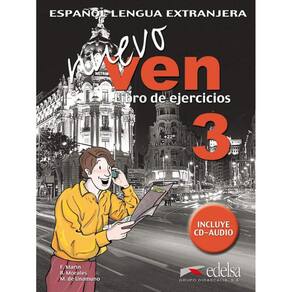 Nuevo Ven 3 - Libro De Ejercicios + Cd Audio