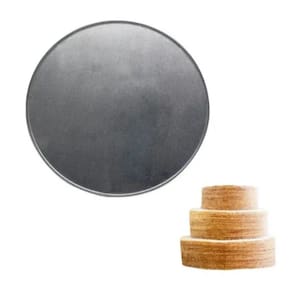 Forma P/ Bolo De Rolo Redonda 30cm Em Alumínio Resistente