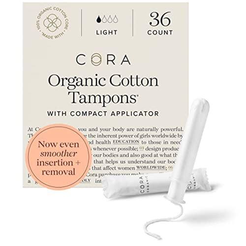 Cora Organic Tampons de absorção de Black Friday