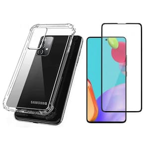 Kit Capa Antichoque + Película de Vidro 3D P/ Samsung A52
