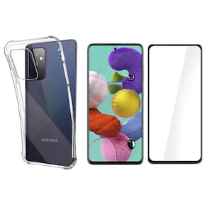 Kit Capa Antichoque + Película Vidro 3D P/ Samsung A72