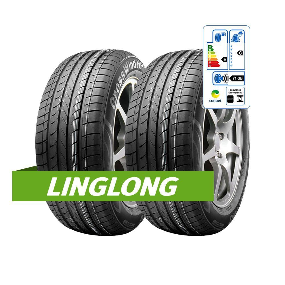 Pneu Ling Long 185/65R15 Crosswind HP-010 88H- Kit com 2 Pneus
