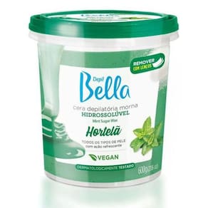 Cera Hidrossoluvel Hortela 600G Depil Bella