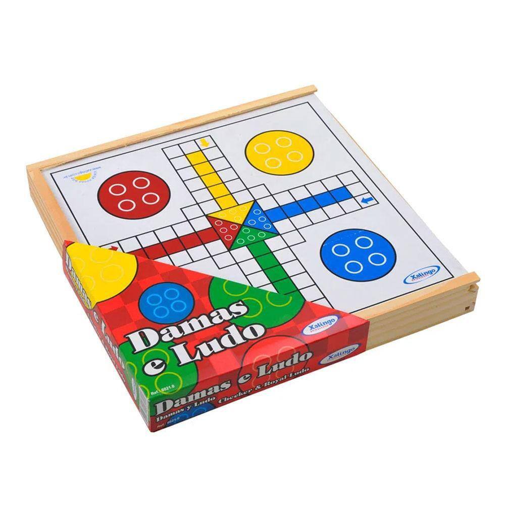 Jogo Ludo Dama E Trilha-2801