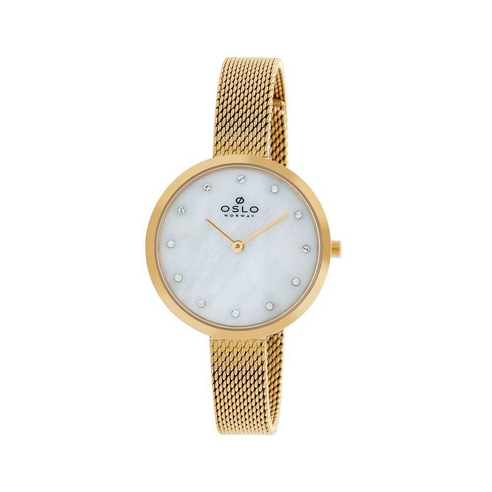 Relógio Feminino Slim Dourado Oslo