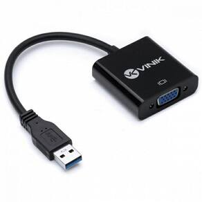 Adaptador Vga Femea Para Usb Macho Vgafusbm